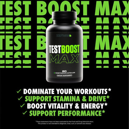 MUSCLE BUILDING  TEST BOOST MAX